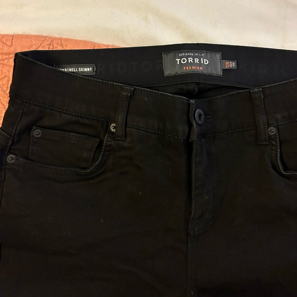 Torrid Bombshell Skinny Black Jeans